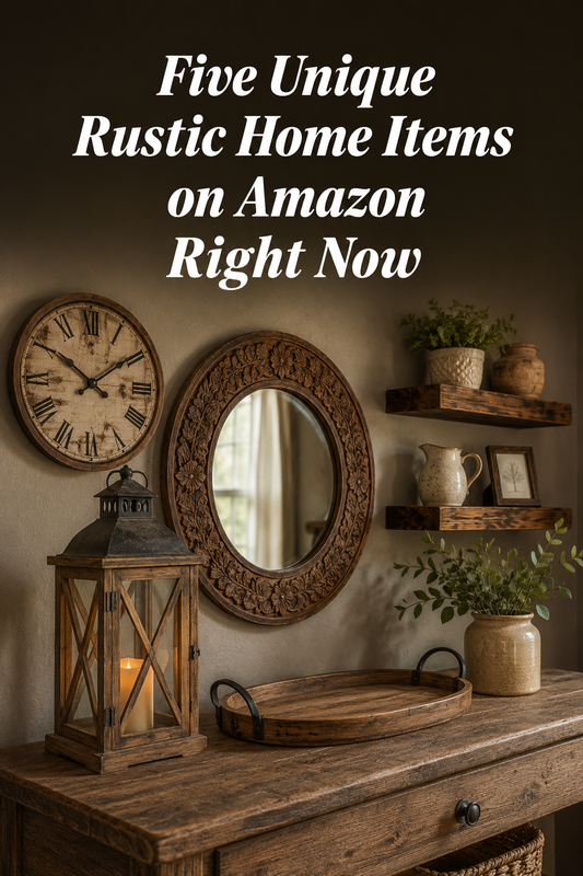 5 Unique Rustic Home Items on Amazon Right Now