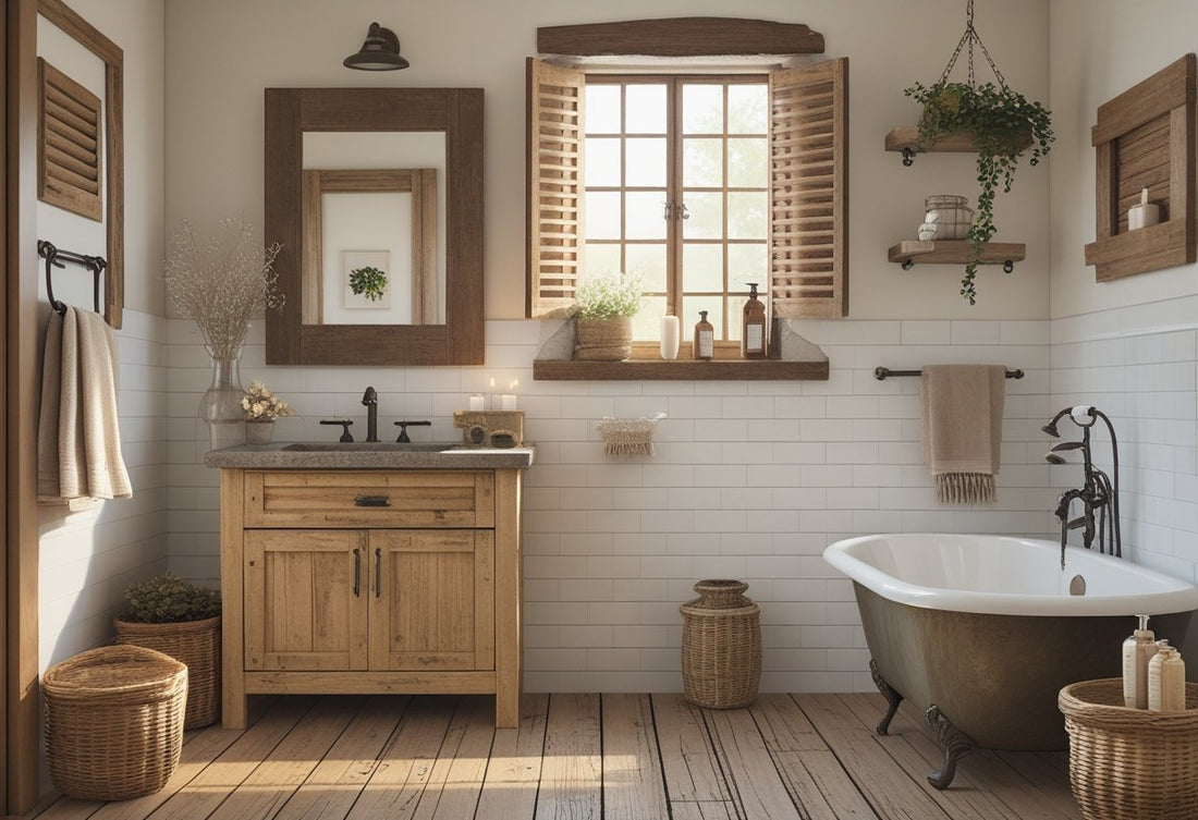 How to Add Rustic Elements to Your Bathroom: Complete Design Guide